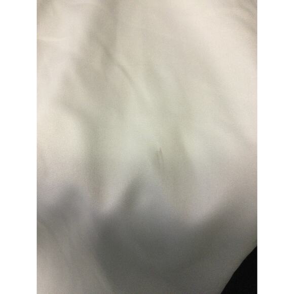 LULU'S Sm Precious Promise White Satin Embroidered Lace Mermaid Maxi Dress NWOT - Picture 9 of 10